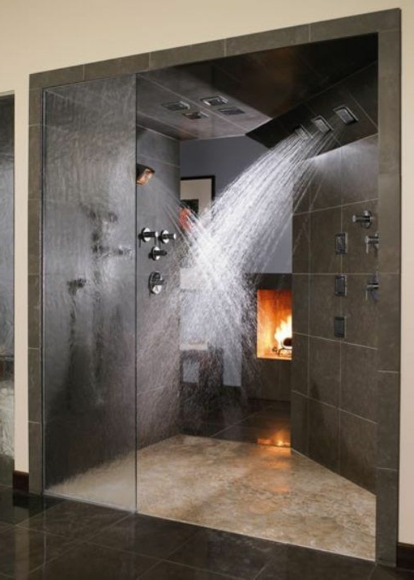 douche-pluie-intérieurs-spa-de-salle-de-bains