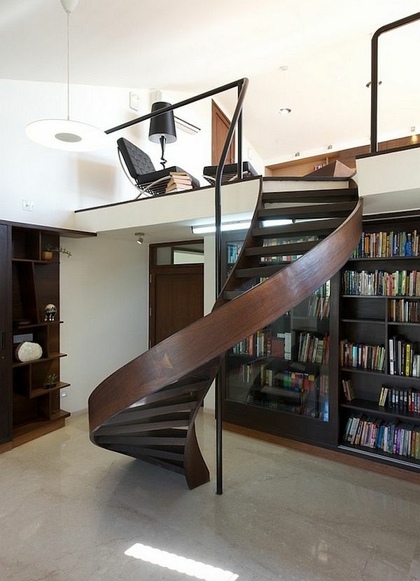 escalier-pour-mezzanine-design-ondulant