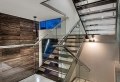Designs d’escaliers avec garde-corps en verre