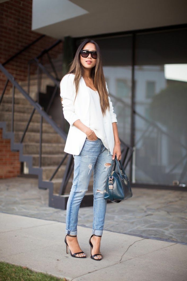 jean-taille-haute-feminine-chaussures-à-talon