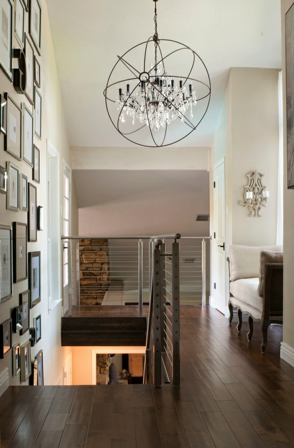 lustre-en-cristal-intérieur-loft-industriel