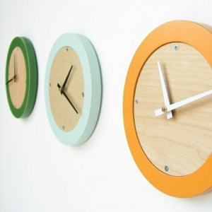 L' horloge murale, idées en photos pour décorer vos murs!