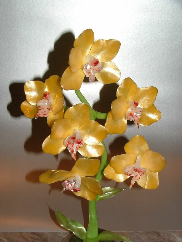 sculpture-en-chocolat-orchidée