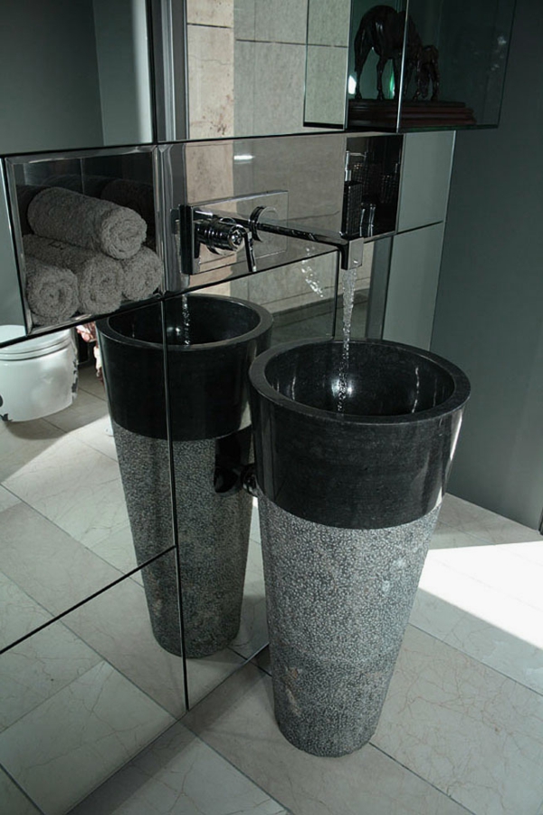 vasque-en-pierre-évier-colonne-en-marbre-et-granit