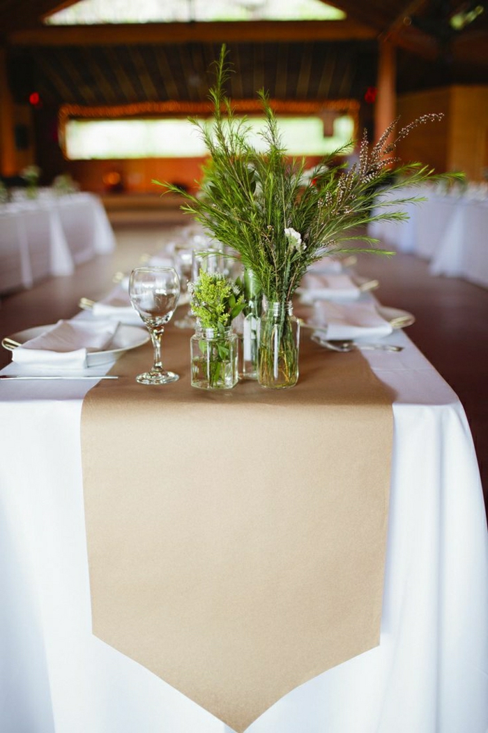 1-chemin-de-table-papier-set-de-table-élégant-fleurs-verts-verre-de-table