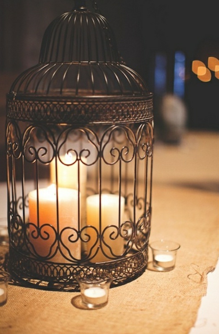 Chambre-à-coucher-romantique-déco-cage-bougies
