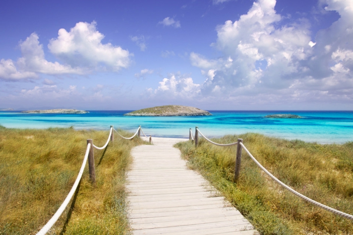 Illetas paradise beach Formentera plage belle
