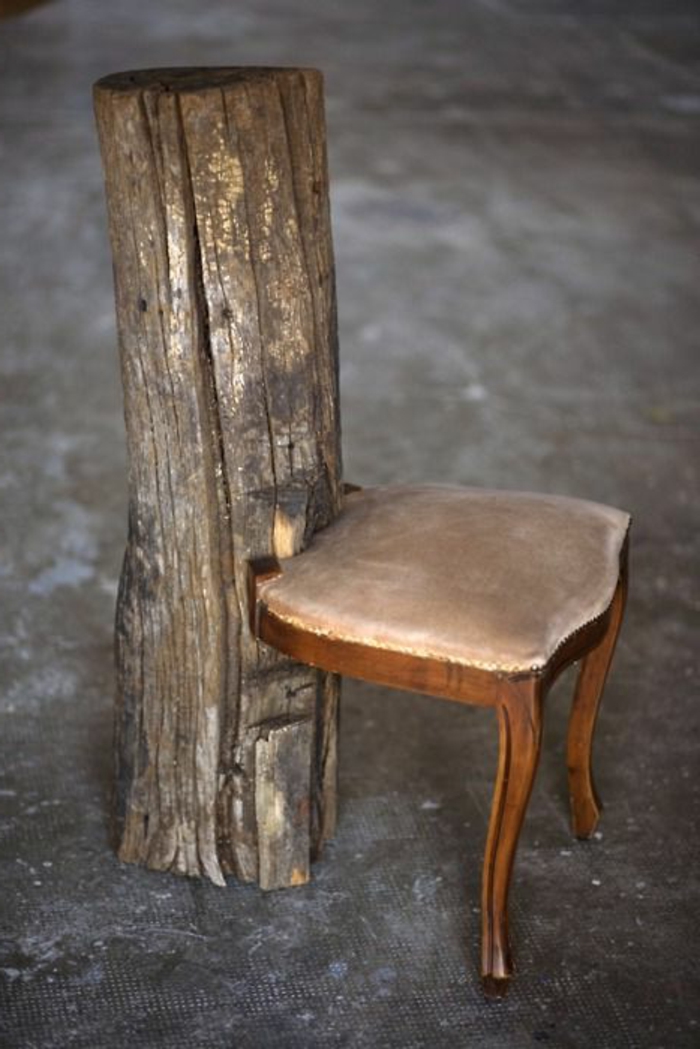 chaise-bois-massif-aménagement-chaise-idée-meubles-originales