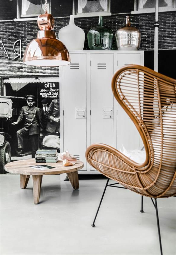 chaise-osier-meubles-en-rotin-intérieur-salon-moderne-table-basse-en-bois-