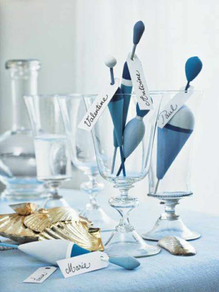 décoration-marine-pour-la-table-mariage-décoration-marine-bleu-blanc