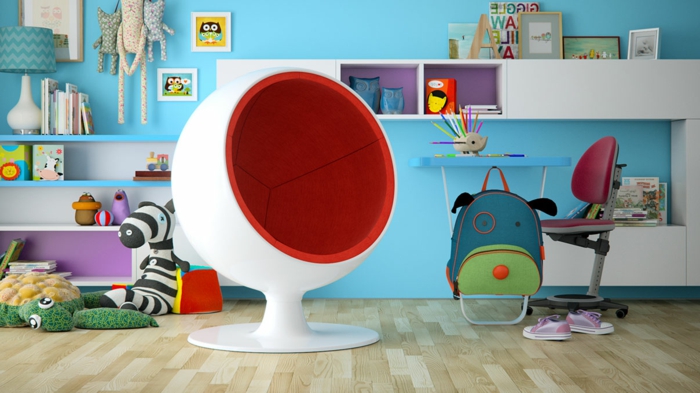 fauteuil-boule-pour-la-chambre-d'enfant-mignonne