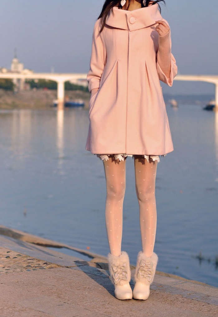 le-rose-poudrée-robe-jolie-hiver-tenue