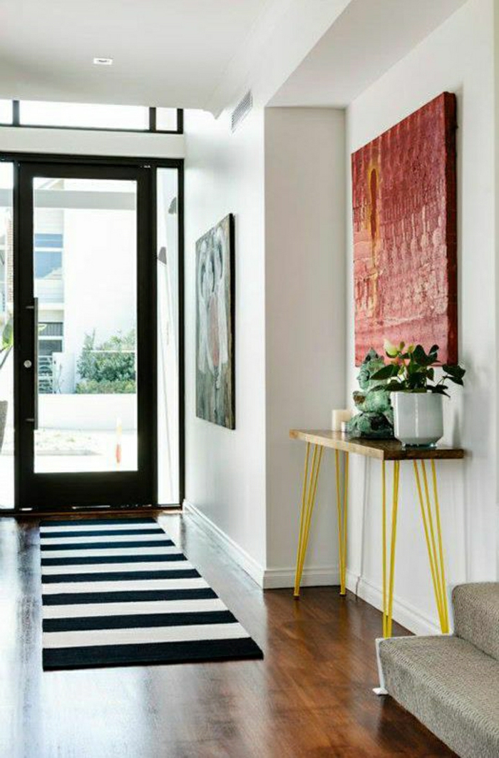 Notre inspiration du jour est la console d'entrée! Inspiration Véranda Entrée