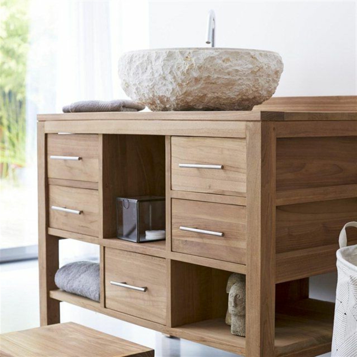 meuble-teck-meuble-massif-bois-vasque-salle-de-bain-idée-aménagement
