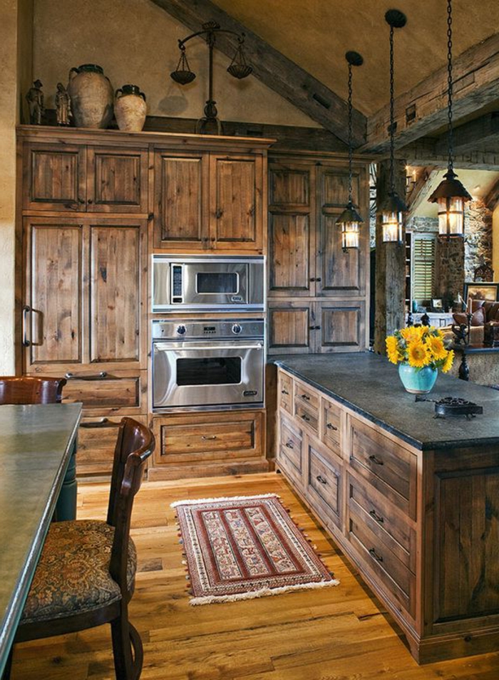La cuisine en bois massif peut être une belle décision pour l’intérieur
