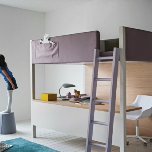 Le lit mezzanine ou le lit superposé? Quelle variante choisir pour la chambre d'enfant?