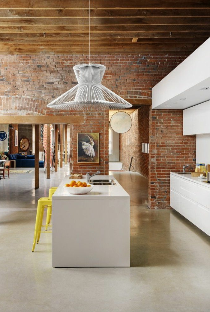 aménagement-de-cuisine-ouverte-un-loft-moderne
