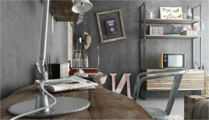 meuble-style-industriel-salon-moderne-une-chambre-bien-aménagée