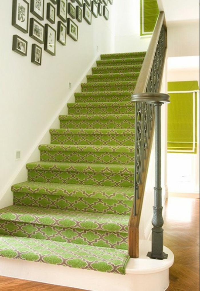 moquette-escalier-leroy-merlin-tapis-escalier-tapis-vert-pour-escalier-design-moderne