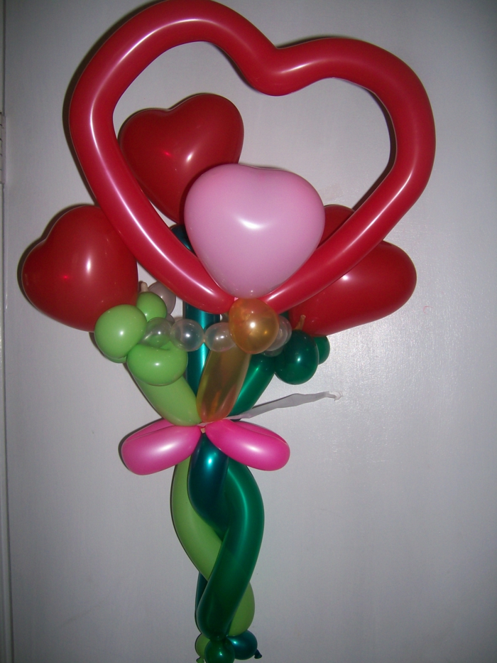 sculpture-ballon-facile-idée-originale-fleurs