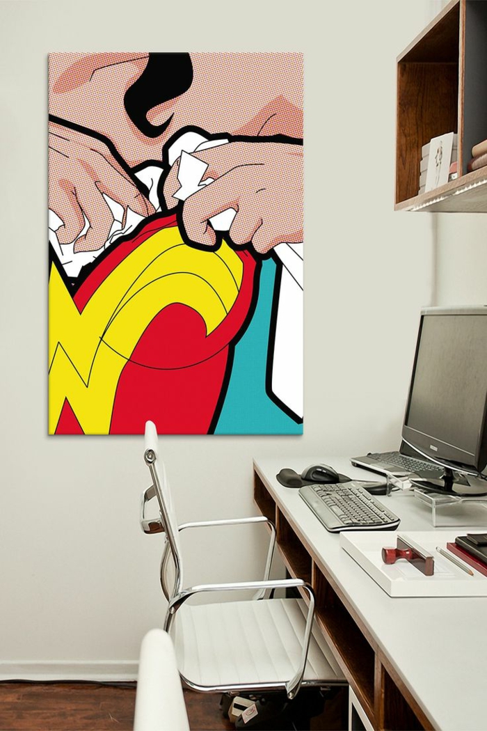 tableau-pop-art-office-de-travail