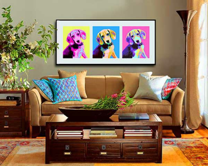 tableau-pop-art-peintures-pop-art-de-chien