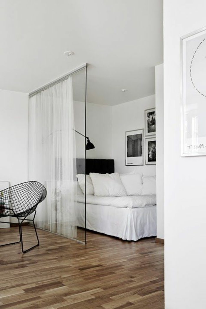 1-cloison-amovible-ikea-plafond-blanc-chambre-à-coucher-avec-cloison-amovible