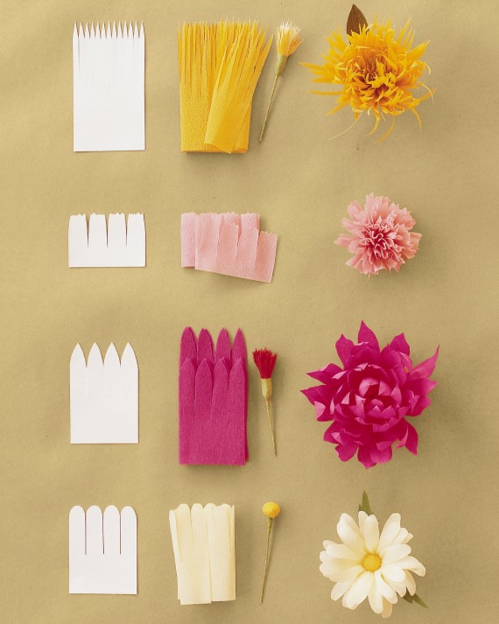 DIY-fleurs-papier-crepon-bouquet-de-mariée-fleur-en-papier-crépon-idée-originale