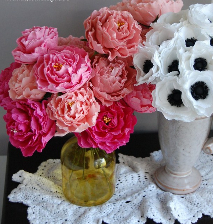 La-fleur-papier-crepon-diy-idée-créative-décoration-pivoines-beauté-vase