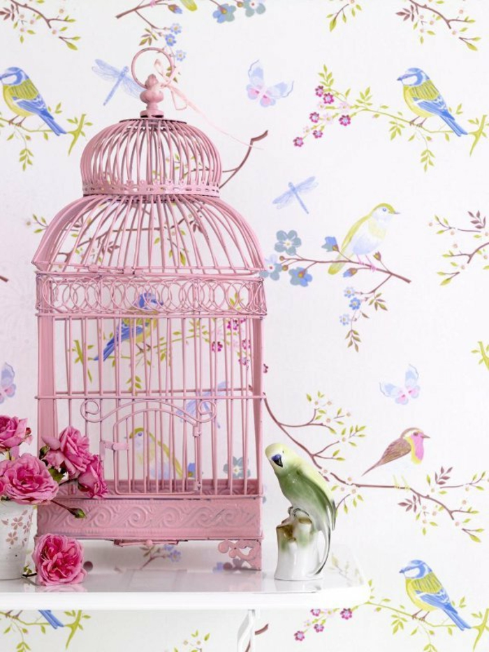 La Cage à Oiseaux Décorative Tendance Shabby Chic