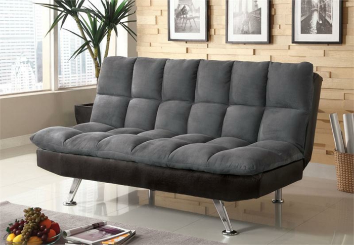 canapés-covertibles-canapé-gris-futon