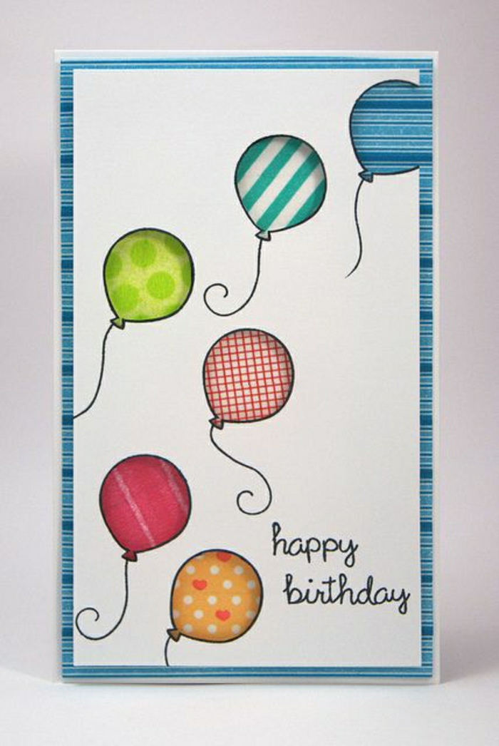 carte-d-anniversaire-décoration-anniversaire-carte-dromataire-coloré-balons-cartes-virtuelles