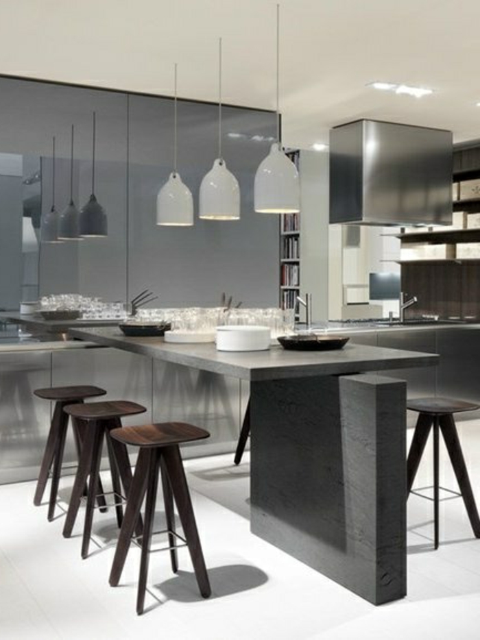 comment-choisir-un-îlot-de-cuisine-gris-sol-blanc-meubles-dans-la-cuisine-modernes