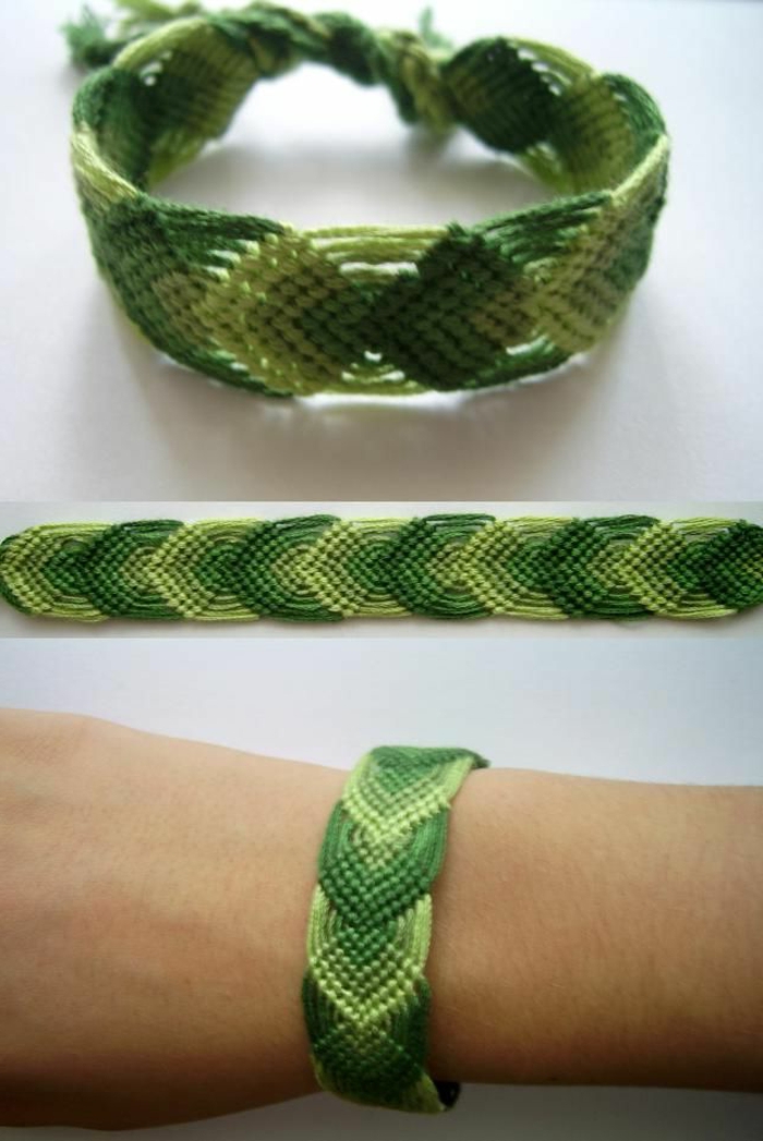 comment-faire-des-bracelets-brésiliens-idée-pour-bracelets-brésiliens-colorées-bracelet-brésilien-technique-bracelet-vert
