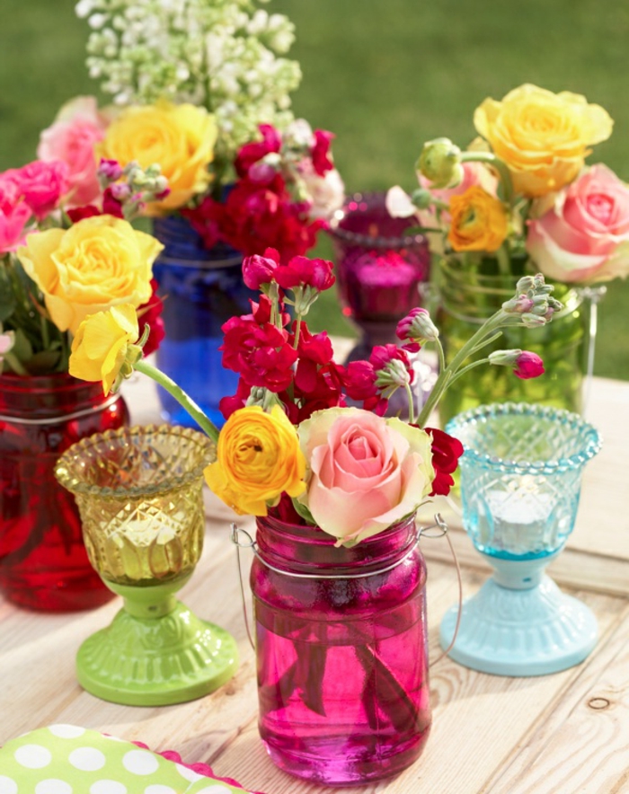 cruche-vase-transparent-vase-boule-verre-vase-rond-en-verre-colorés-fleurs-roses