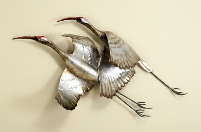 décoration-murale-en-métal-oiseaux-en-vol