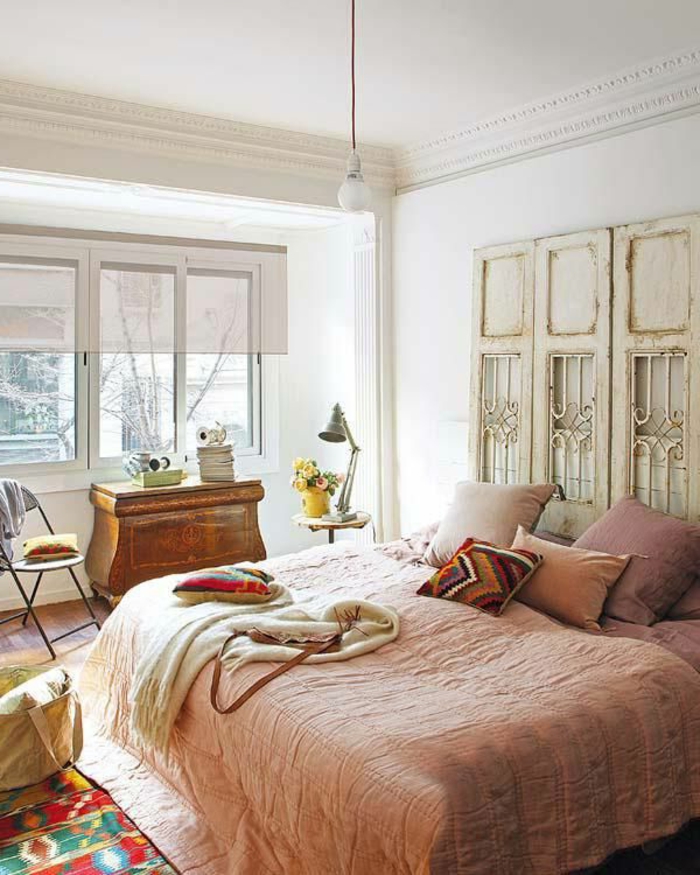 faire-une-tête-de-lit-soi-même-pour-la-chambre-à-coucher-vintage