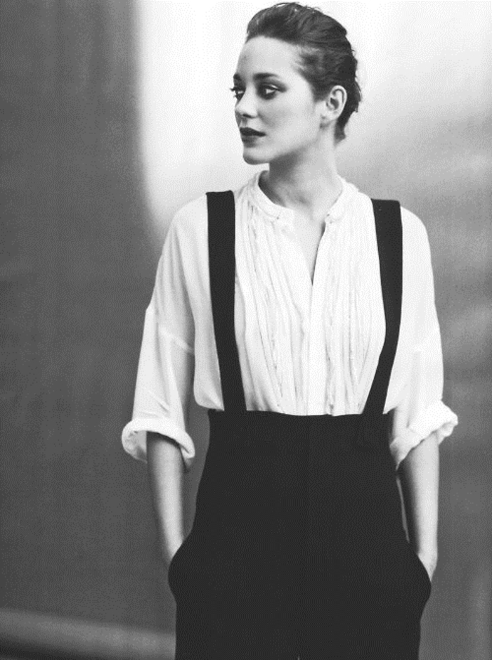 la-tenue-femme-chic-marion-cottilard-habillement-personnalisé-accoutrement-noir-et-blanc