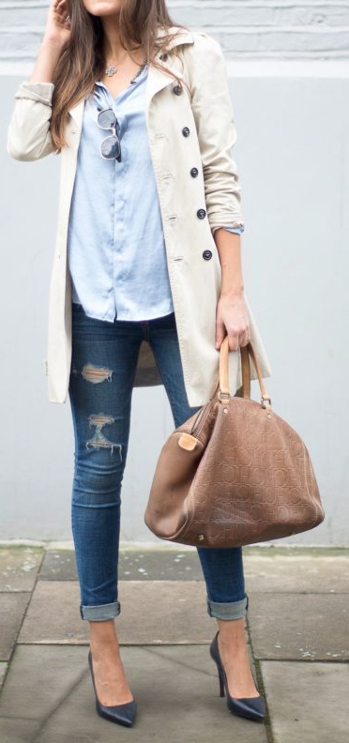 le-style-casuel-chic-cool-adoptez-tenues-chics-femmes-quotidienne-idée-veste-jeans-chemise