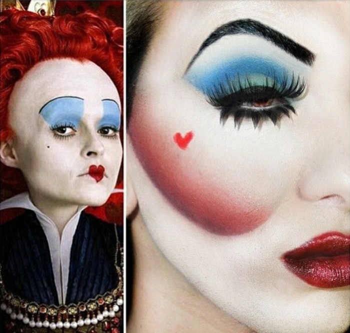 maquillage-halloween-homme-idées-inspiration-2015-pop-art-populaire-alice-dans-le-pays-de-merveilles-resized