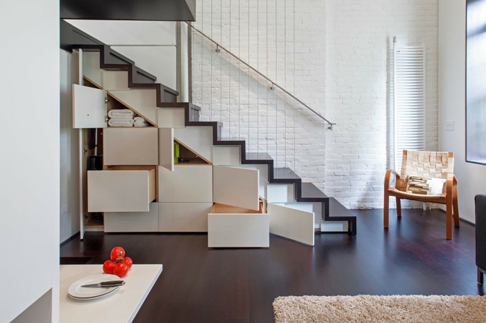 meubles-sous-pente-des-unités-de-rangement-sous-escalier-loft