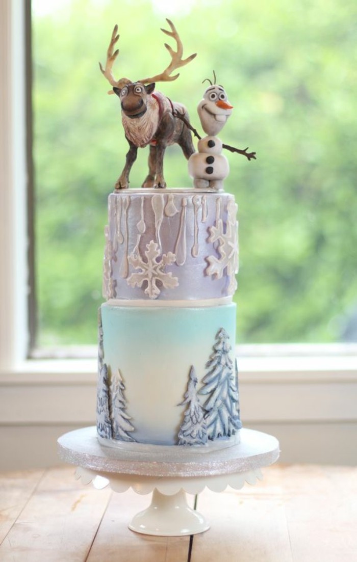1-anniversaire-gâteau-la-reine-des-neiges-anna-elsa-olaf-gateaux-reine-des-neiges