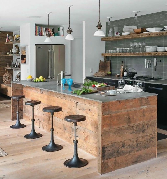 1-kitchenette-leroy-merlin-de-style-rustique-ilot-de-cuisine-en-bois-clair-meubles-rustiques