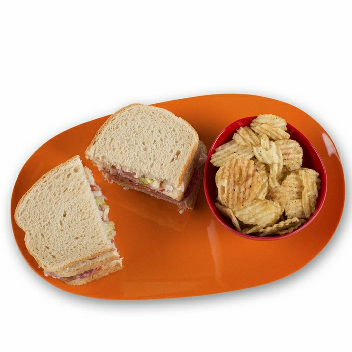 Une-assiette-en-bambou-art-de-la-table-décoration-vaisselle-en-bambou-sandwich
