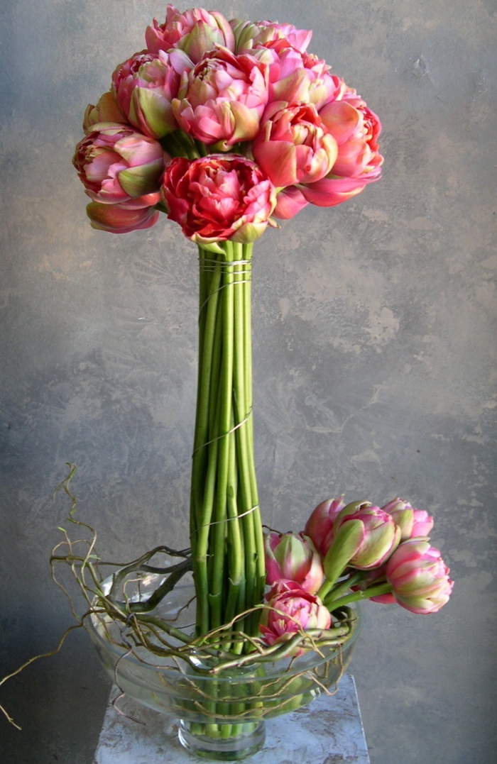 L' art floral moderne - jolis arrangements de fleurs fraîches - Archzine.fr