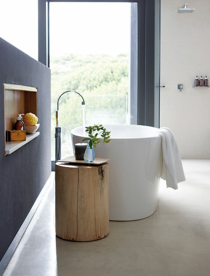 baignoire-ronde-haute-décor-minimaliste