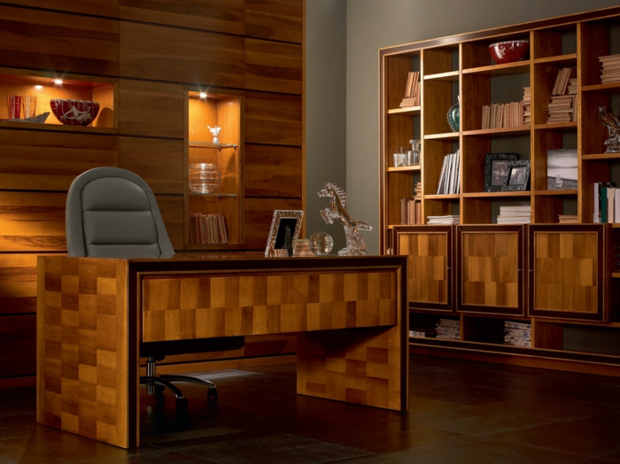 bureau-en-bois-massif-intérieur-fantastique-set-de-bureau-et-bibliothèque-en-bois-solide