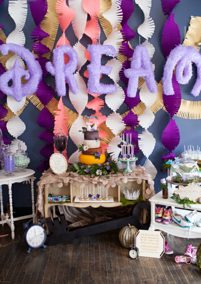 carrosse-cendrillon-Disney-centre-de-table-mariage-gâteau-cendrillon-rêver-déco-anniversaire-disney