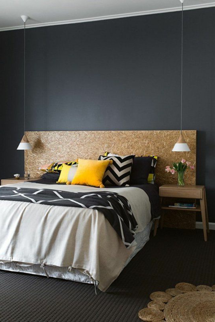 chambre-à-coucher-avec-intérieur-gris-quelle-peinture-satiné-choisir-pour-la-chambre-a-cocuher