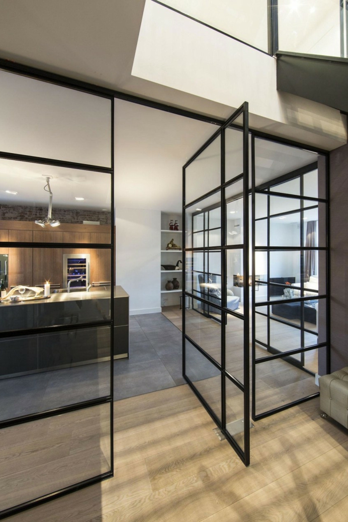 cloison-en-verre-cuisine-moderne-avec-cloison-vitrée-amovible